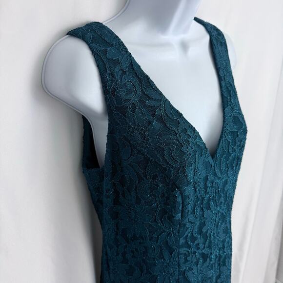 NWT One By Eight Sparkly Double Lined Lace Formal Dress - Picture 6 of 13